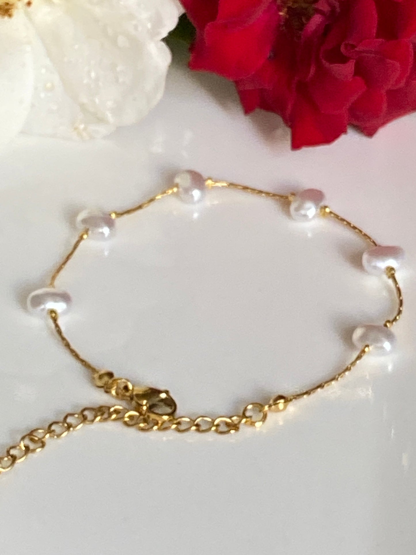 Elegance in Gold & Pearls