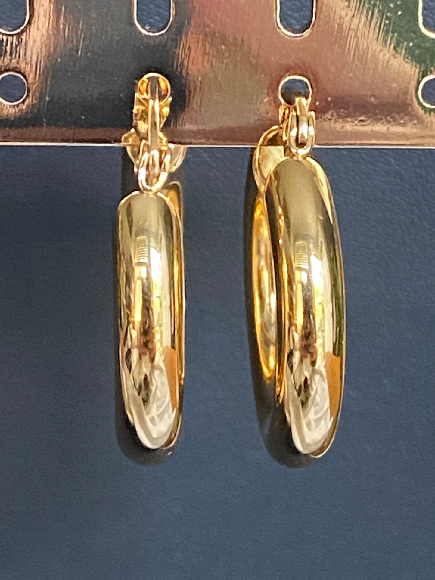 Classic Gold Stainless Steel Hoop Earrings