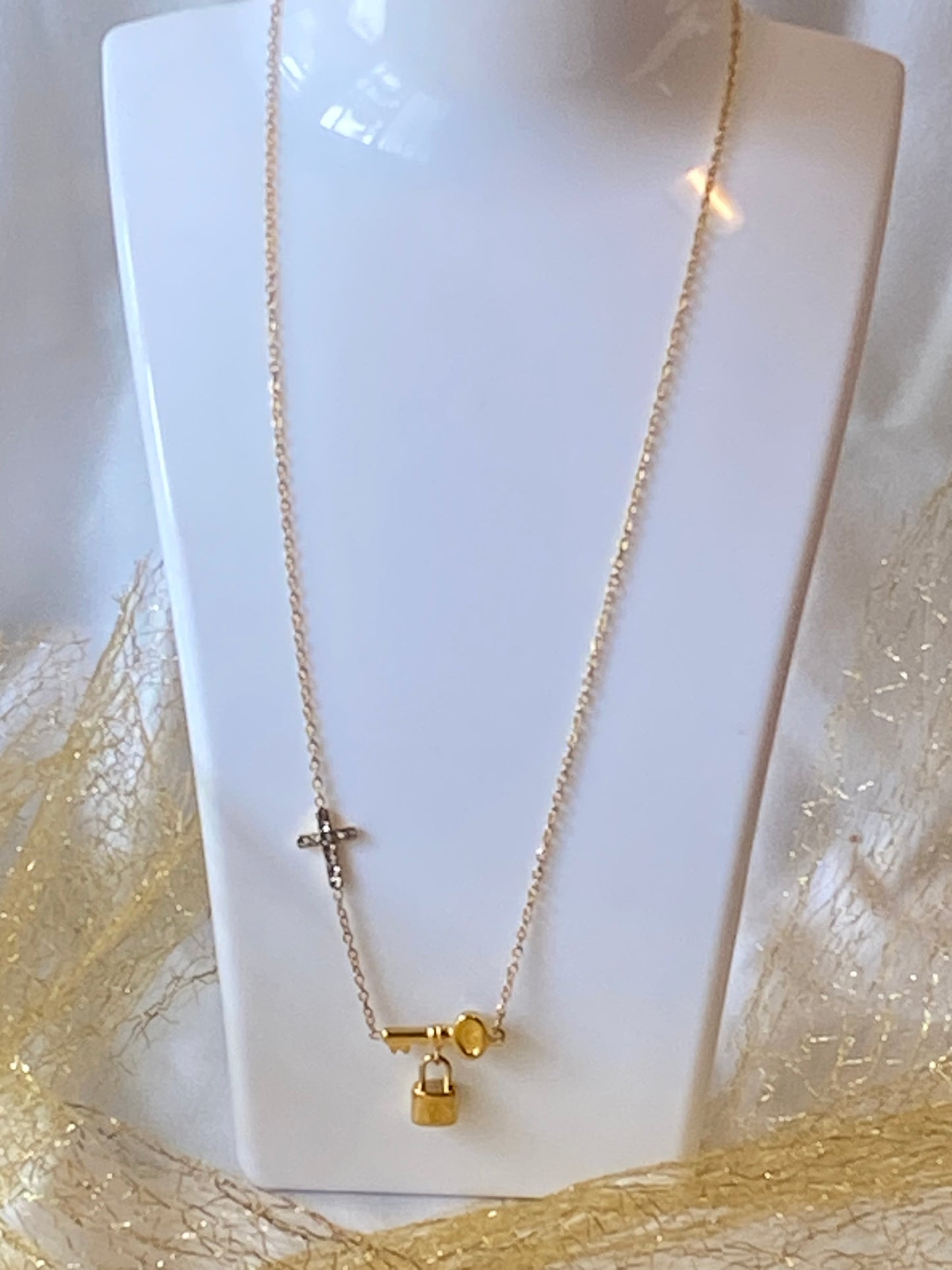 Key to My Heart Charm Necklace