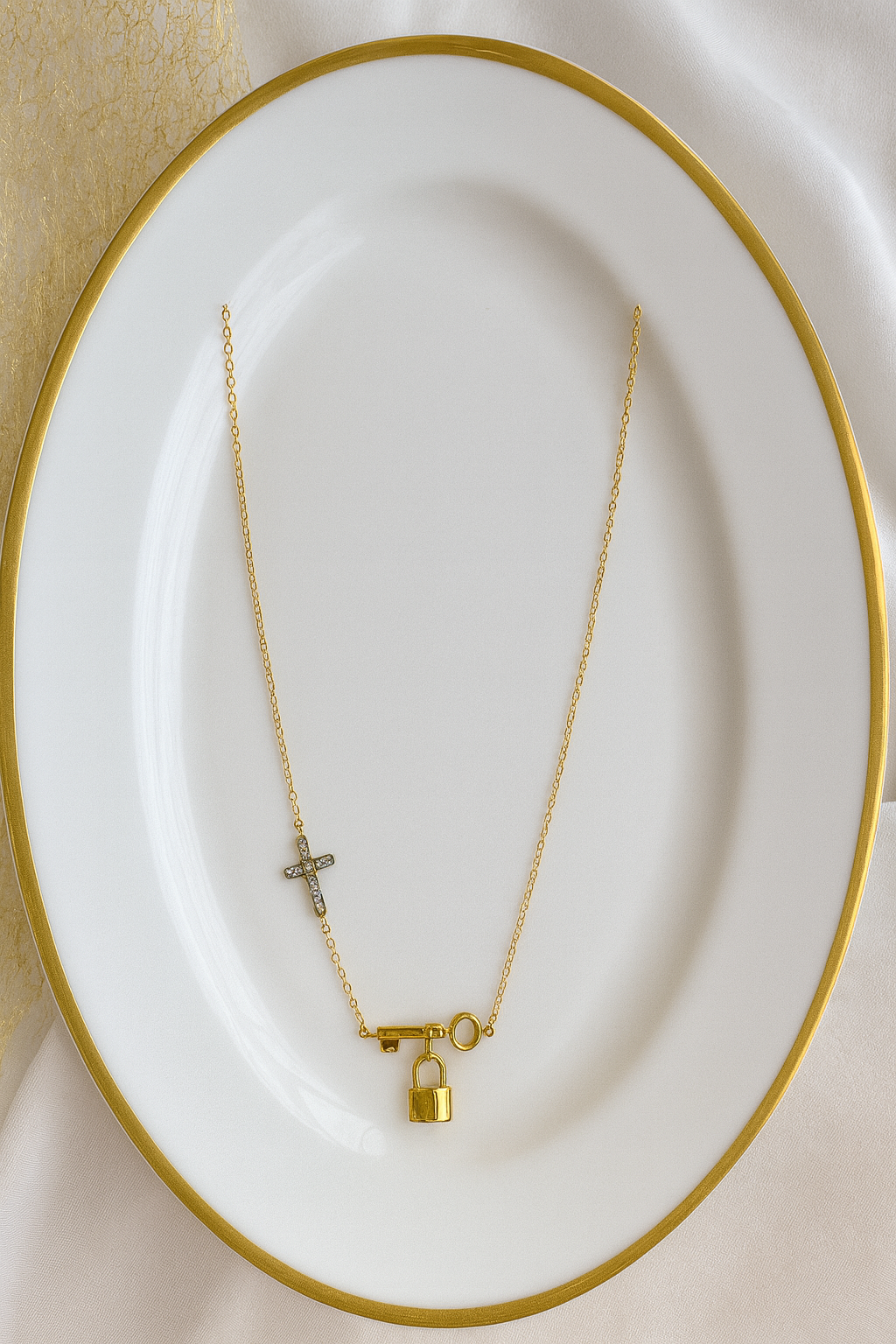 Key to My Heart Charm Necklace