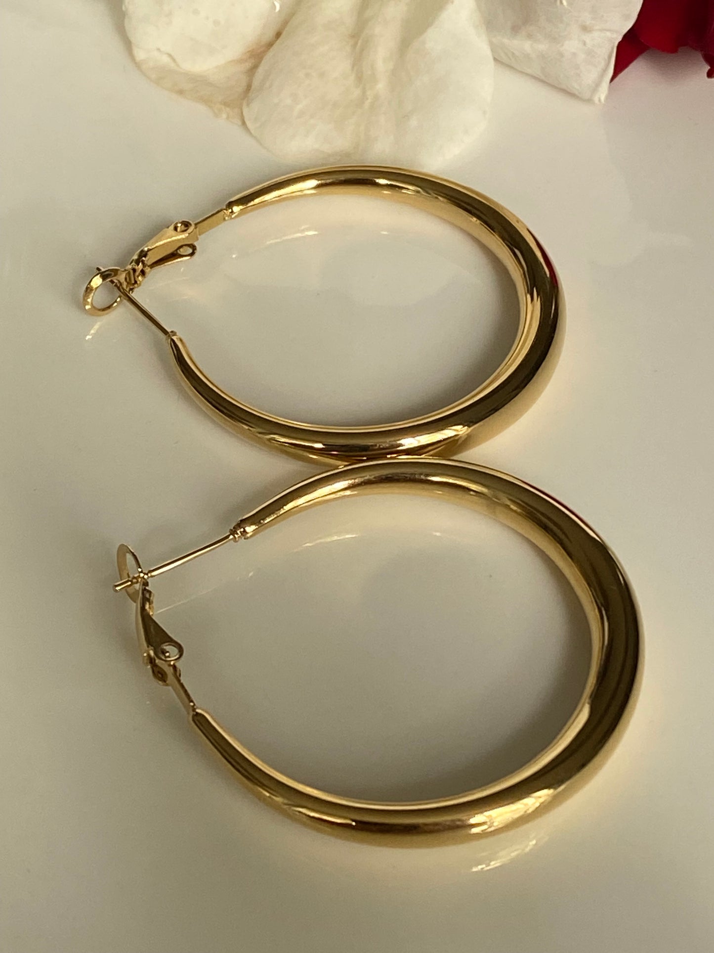 Bold Gold Hoop Earrings