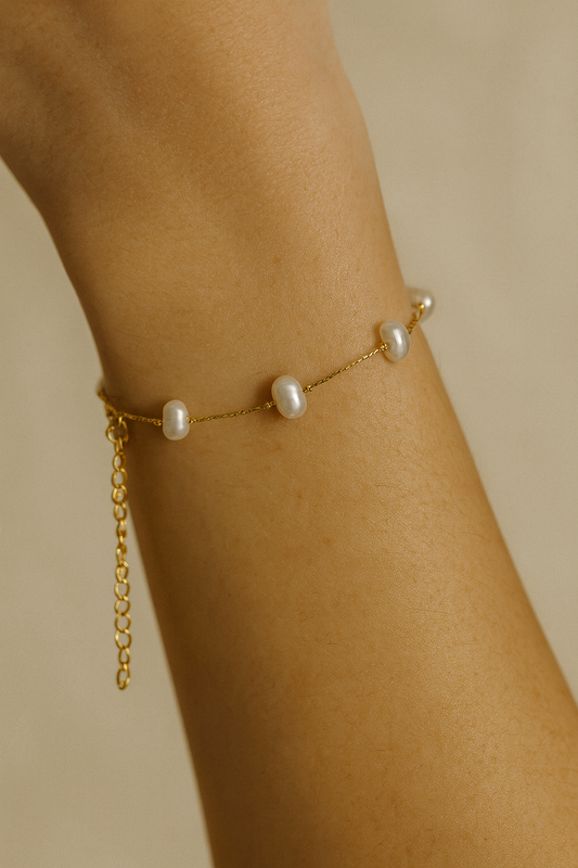 Elegance in Gold & Pearls