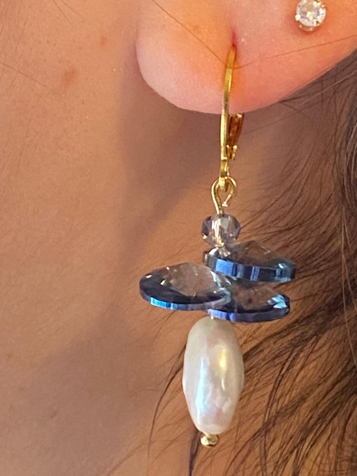 Shimmering blue